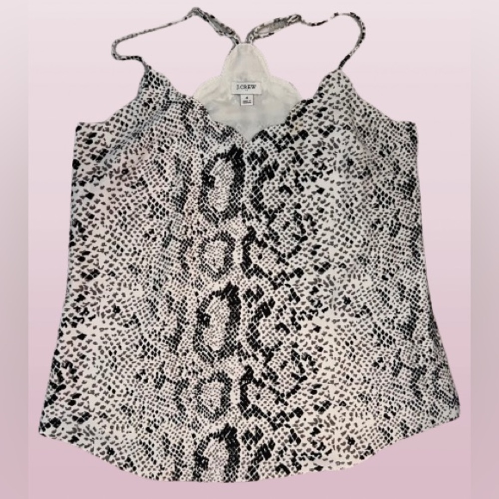 J Crew‎ snakeskin print tank